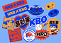 baseball branding  Character cute graphicdesign logo package packagedesign Retro vintage