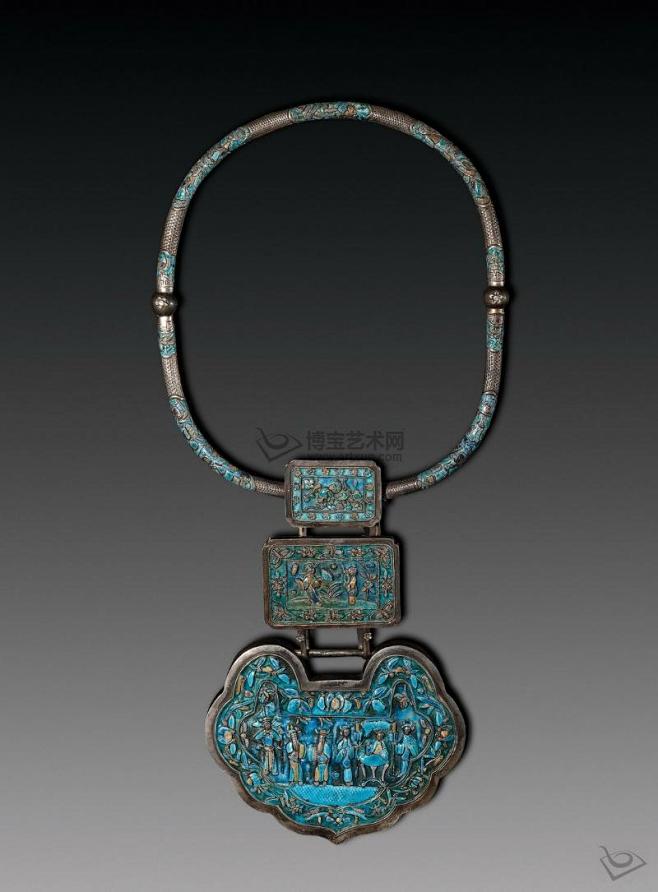 银烧蓝作为中国古代金银器的一种，传世的实...