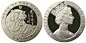 马恩岛 1998年 中国生肖系列之 虎年 1克朗 纪念硬币-淘宝网