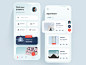 房地产物业-移动应用程序房屋应用程序uidesign 设计网页设计ui ux 创意红色移动应用程序设计移动设计移动应用程序房地产经纪人