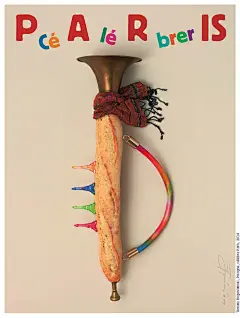 巴黎庆祝主题海报邀请展参展设计师作品