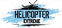 直升机极限骑创意矢量旗帜概念Grunge背景