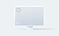 极简主义苹果电脑正视角网页APP设计UI贴图展示样机模板 iMac Mockups