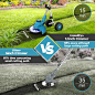 Amazon.com : 20000 RPM Battery Powered Weed Eater Cordless, 12'' Electric Weed Wacker Brush Cutter Heavy Duty, Striming Weed Trimmer Edger Lawn Mower with Charger, Metal Blade,1 Psc 3.0Ah Battery : Patio, Lawn & Garden