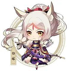 阴阳师手游 白狼 同人图 插画 壁纸 | 白狼+妖琴师 | 半次元-第一中文COS绘画小说社区