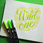 Lettering Week on the Tombow blog with Guest Designer Maia Then!: 