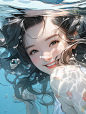 【水下幻境】美女头像 3