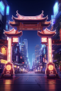 机械大门3D时尚素材