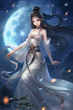 舞女壁画中国风敦煌国风女孩人物插画