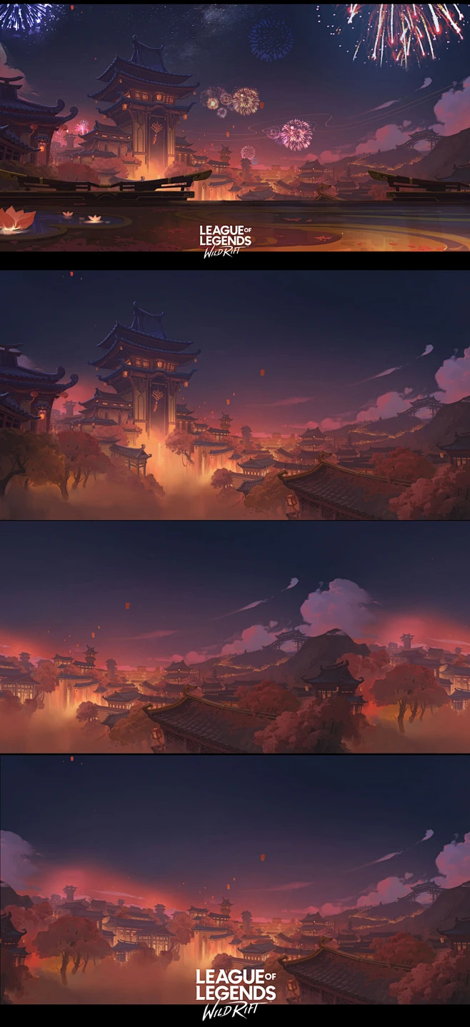 英雄联盟手游春节场景 背景图