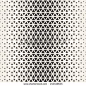 Vector seamless pattern. Modern stylish texture. Repeating geometric tiles from triangles. Monochrome grid with thickness which changing towards the center - stock vector