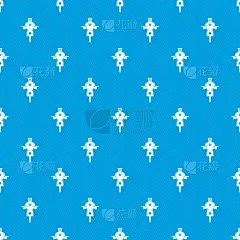 式样,稻草人,蓝色,户外,几何形状,白色,可爱的,农业,图像,重复