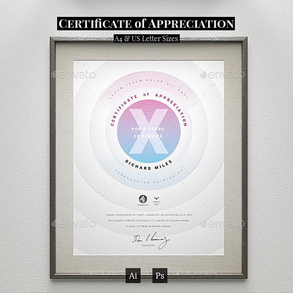 Certificate of Appre...