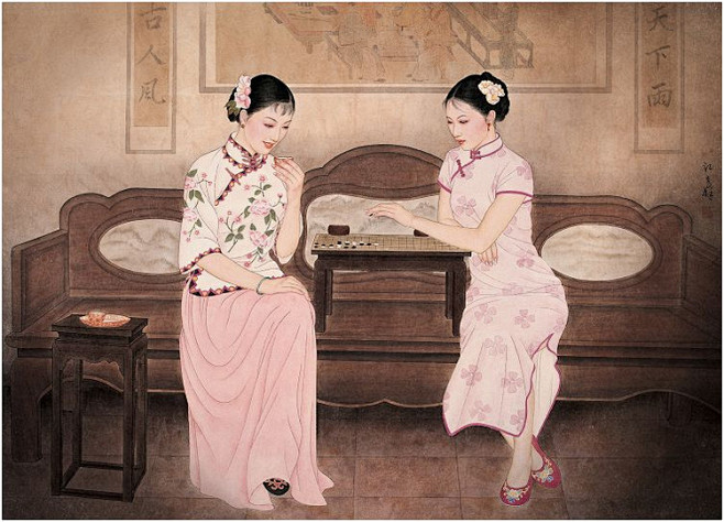 【引用】【名人國畫】江立峰 工笔人物画欣...