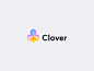 Branding logo - Clover : Hey Dribbblers, please meet one of our recent projects the whole team has been working on for almost 3 months.

Clover is a credit card company founded by people who were tired of bureaucracy in th...