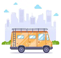 复古巴士  - 源文件下载【酷图网】矢量汽车,手绘插画,复古巴士,房车,旅游巴士,旅游车,野营房车,露营房车,车轮上的家,移动房车,旅行,野餐,房车营地,野外露营,野外房车,旅游房车