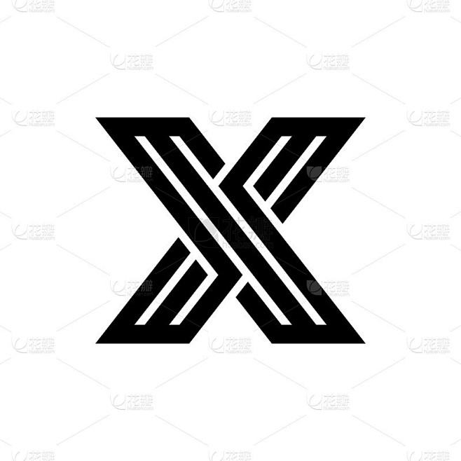 字母X标志