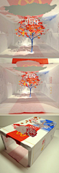 视觉艺术：【艺术】日前在丹佛举办的一次展览上，1973年出生的日本艺术家Yuken Teruya制作了两棵纸树，所用的材料仅是麦当劳的外带纸袋，Yuken的官网：http://t.cn/zWjFdt3。