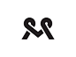 字母m爱心标志logo矢量图设计素材