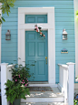 Colorful Beach Cottages : Ya'll are in for such a treat today! I know many of you (like me) enjoy looking at houses and seeing all the different architectural styles that are out there. Today, we are taking a