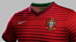 葡萄牙队红色世界杯球衣3d壁纸