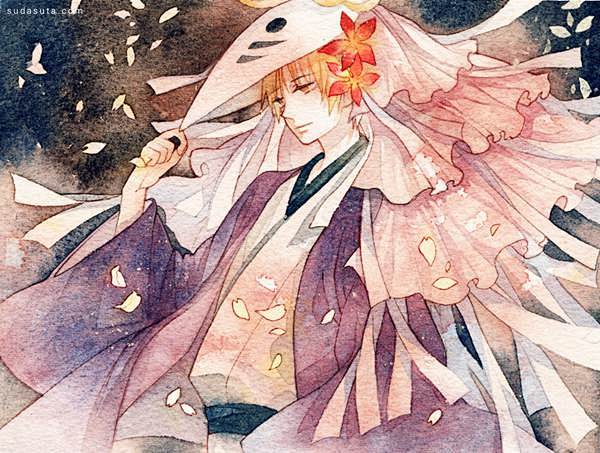 零届0rz 水彩插画欣赏 清新 水彩插画...