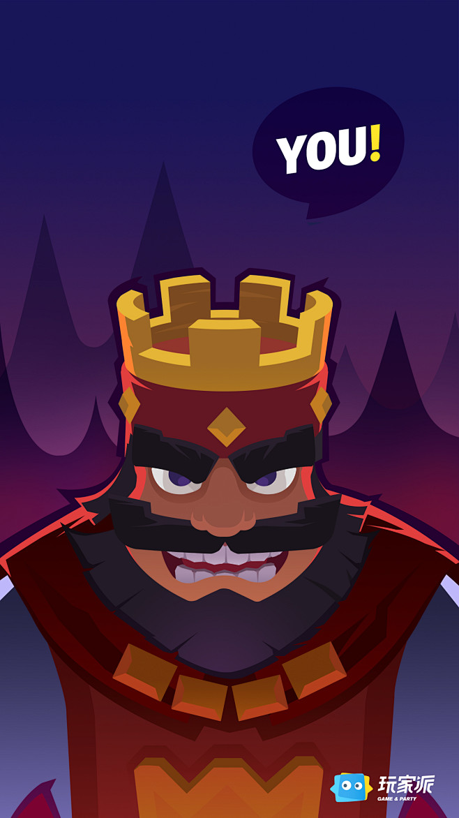 玩家派壁纸皇室战争国王