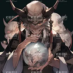 巫师  - 源文件下载【酷图网】人物,萨满,动漫,反派,AI绘画