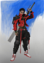 red swordsman