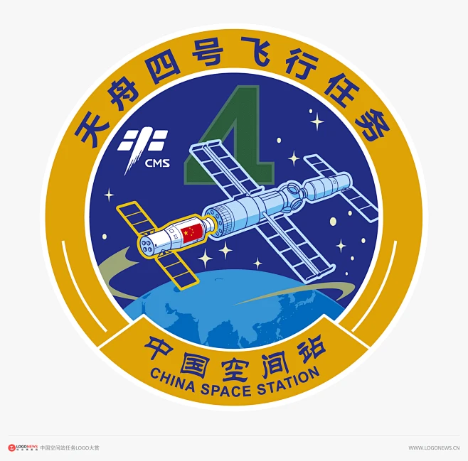 中国空间站任务LOGO大赏！每一枚都值得收藏-花瓣网