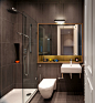 Luxury Apartment in Queen's Gate contemporary-bathroom#卫生间#