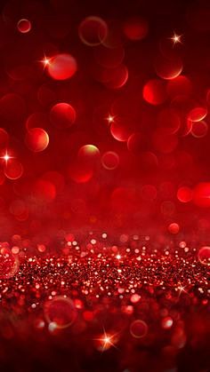 Red Sparkly Bokeh. B...