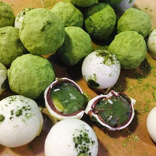 Green tea truffle 抹茶...