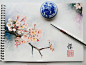 刹那芳华 的涂鸦王国作品《涂鸦の樱花》 - 涂鸦王国