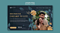 Free PSD wedding planner landing page design template