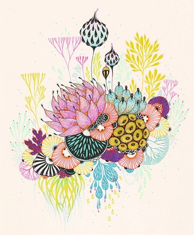 yellenajames插画作品