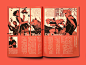 comic editorial ILLUSTRATION  InDesign Layout magzing design manga print