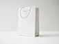 gift package box shopping bags Shopper paperbag ribbon emboss luxury