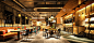 3d渲染木风格餐厅咖啡厅