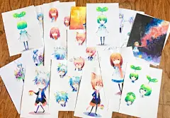 开始整理放画稿的文件夹，大学时期的豆子眼画风，其实就是画the gift时候的画风，只是读书的时候用的都是巴比松和国产颜料，颜色的上色效果和扩散融合效果都不好_(:з」∠)_黑历史放上来一下过几天就删掉吧#插画##手绘##水彩# ​​​​