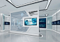 现代科技智能展示展厅,3D展模网
