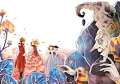 拇指姑娘与王子图