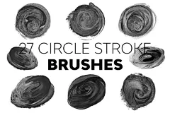 圆形描边画笔 (ABR)