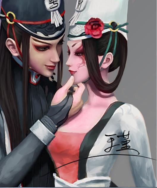 11:32:39画江湖之不良人~黑白无常头像素材大盗该采集也在以下画板