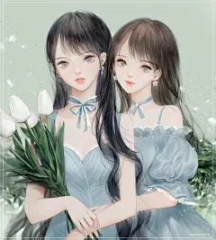 画师DADACHYO唯美梦幻插画手绘作品集视频教程笔刷PSD源文件素材 – ACG图包网