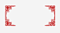红色复古中国风花纹边框