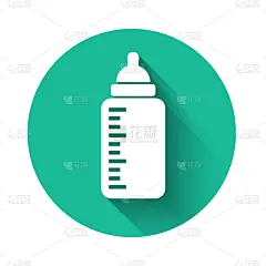 白色,分离着色,长阴影,图标,儿童,幼儿,婴儿,乳胶