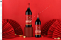 红葡萄酒拍摄|中国风新年春节主题拍摄|西安维桢商业摄影摄影设计_维桢摄影设计作品--致设计