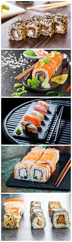 日本寿司料理美食海报寿司店开业宣传海报图