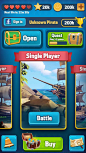 Try Pirate game UI redraw on Behance